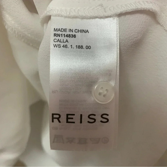 Reiss Calla Color Blocked Blouse Size 2 NWT - Picture 14 of 15